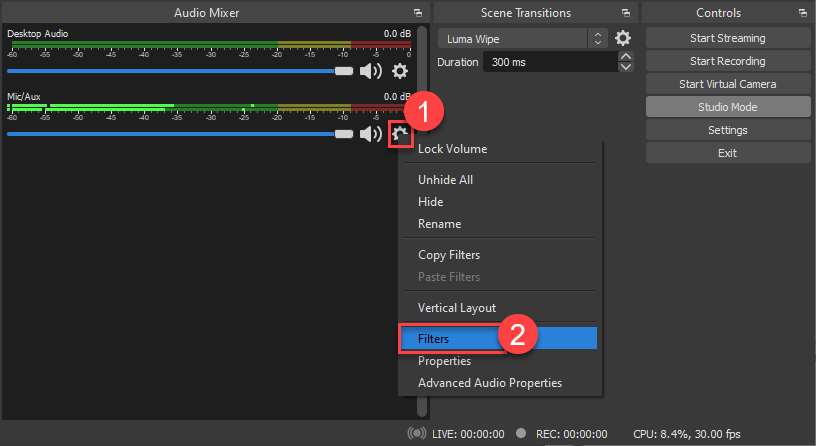OBS Audio Filter