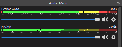 OBS Audio Mixer